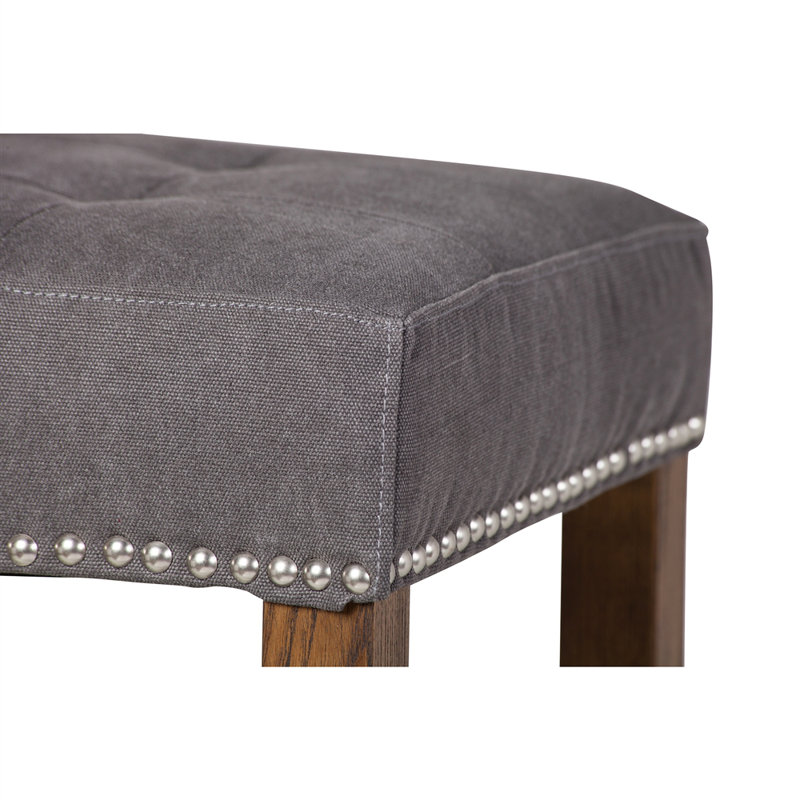 Tabouret de bar 26 po Ladd, gris, 1
