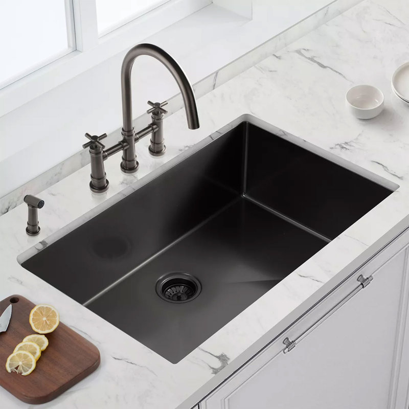 Évier de cuisine encastrable L 21 po x l 30 po
