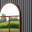 Metal Arch Wall Mirror