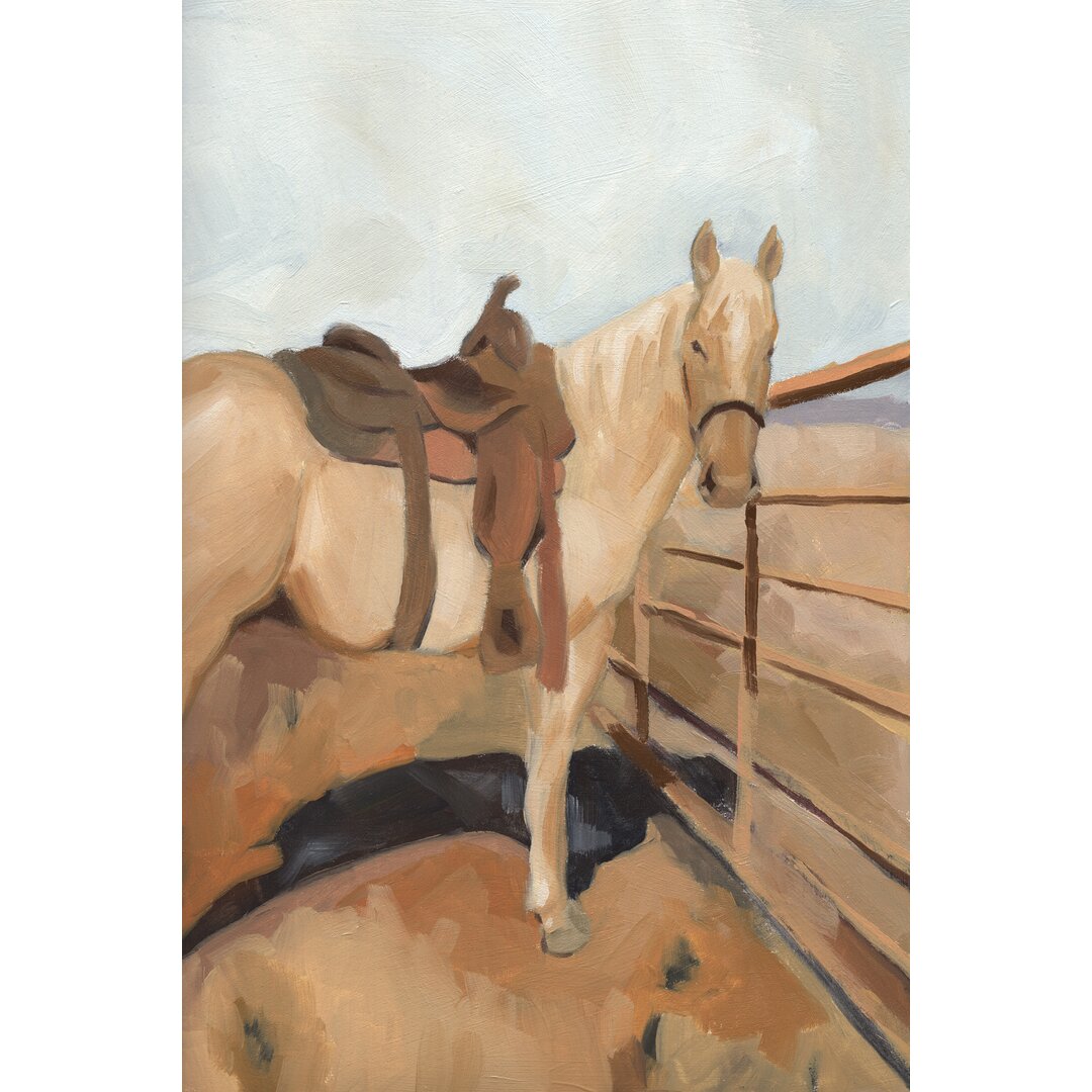 Leinwandbild Range Horse I von Jacob Green