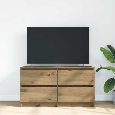 TV Cabinet 100X35x54 Cm Engineered Wood