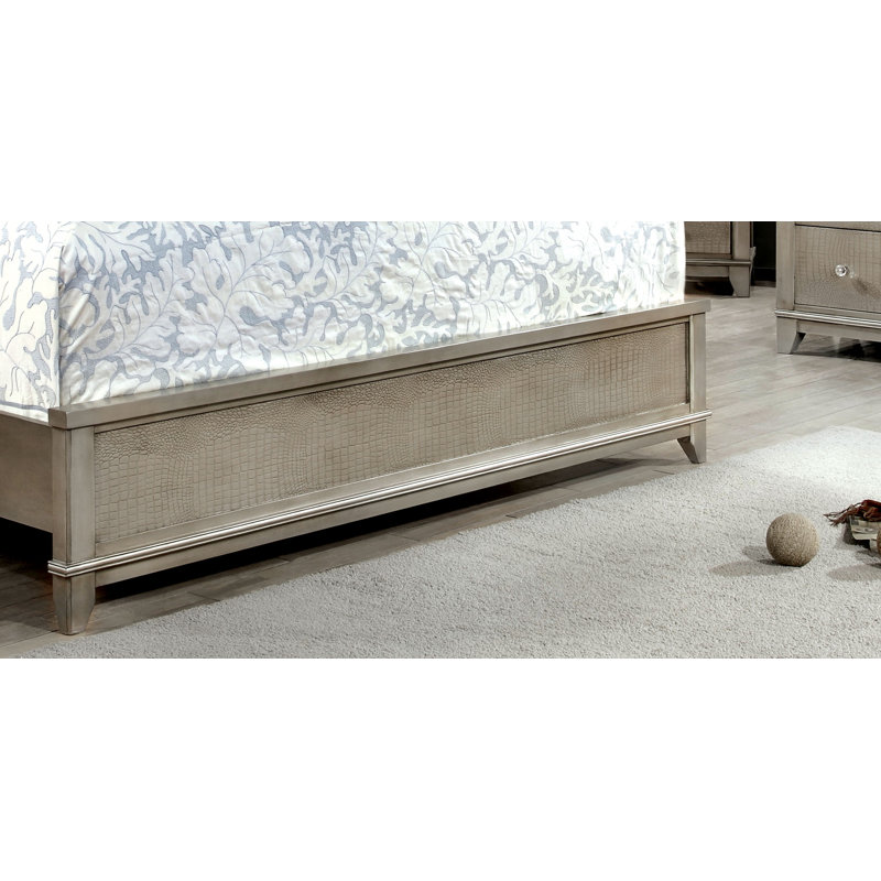 Lit-bateau tapissier Rishaan, Grand
