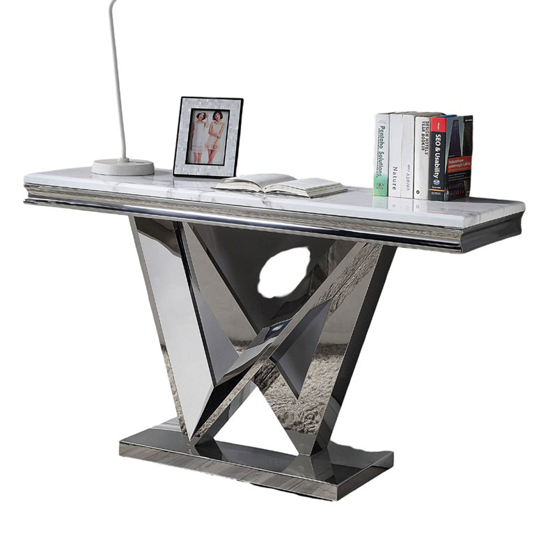 Glam Style Modern Sofa Table
