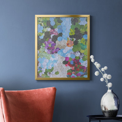 Iris Garden Premium Framed Canvas - Ready to Hang