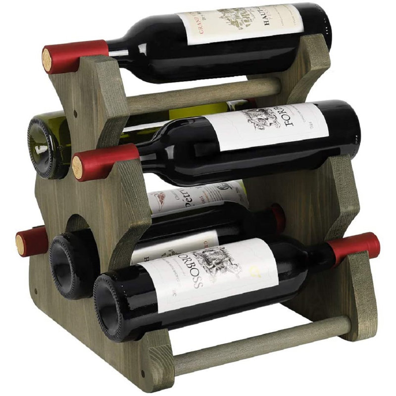 Support à vin de table Maen, Vert olive