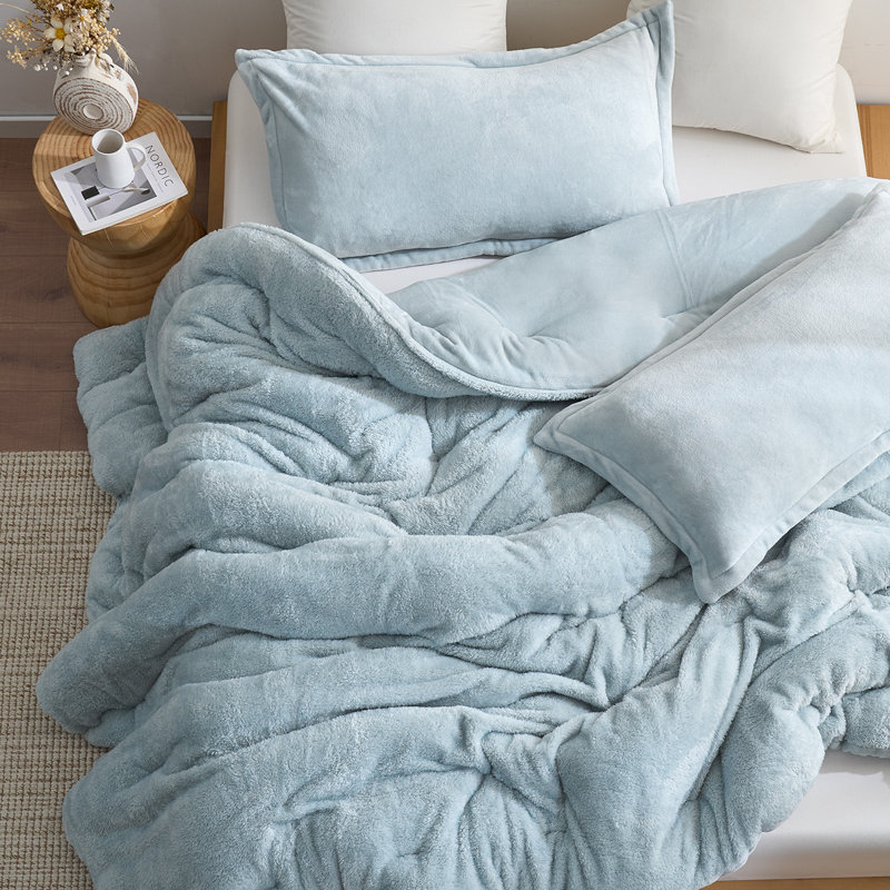 Dam Bae, She Thick - Coma Inducer® Oversized Queen Comforter Set - Icecap Gray, Oversized Queen
