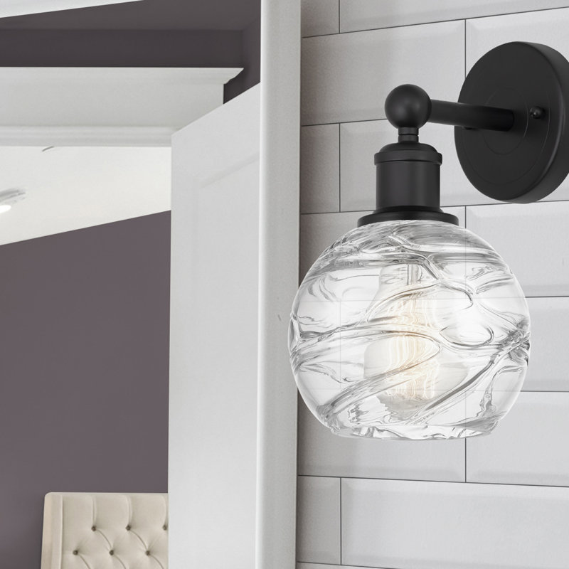 Chapmanville Steel Armed Sconce, Matte Black