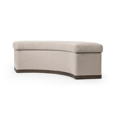 CANDACE Polyester Blend Upholstered Bench