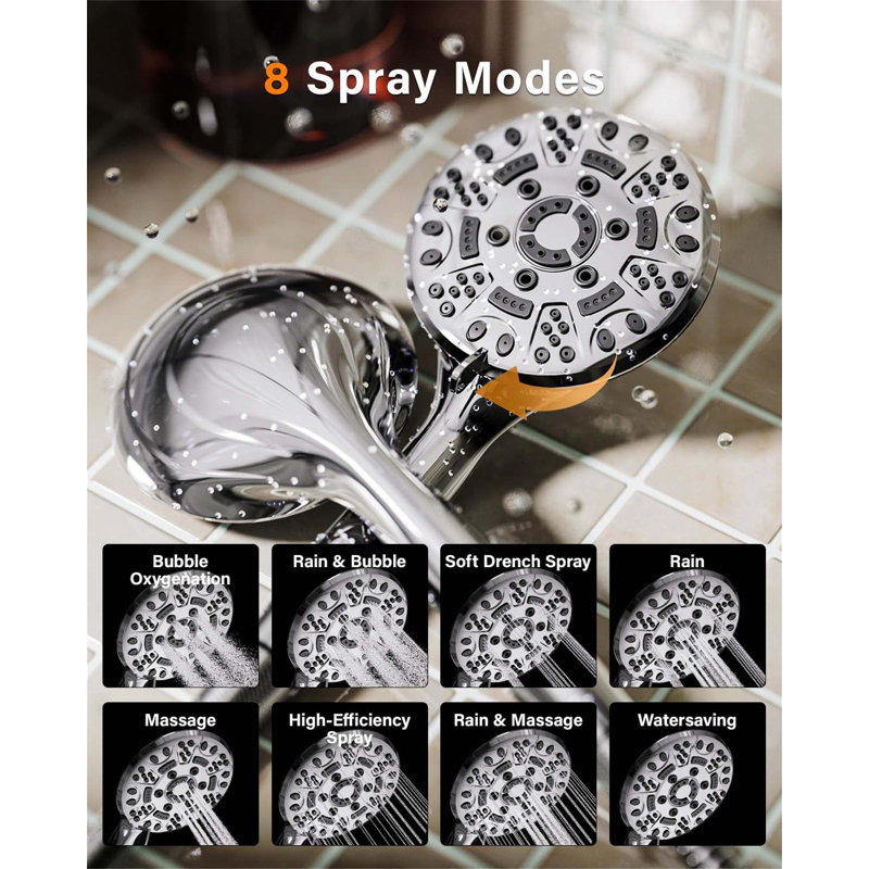 Handheld Shower Head, Chrome
