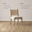 Ensemble de 4 chaises de salle à manger en bois massif avec dossier en ruppie maritime Cove-813758752