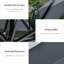 Raylee 295cm Lighted Cantilever Parasol-690134582