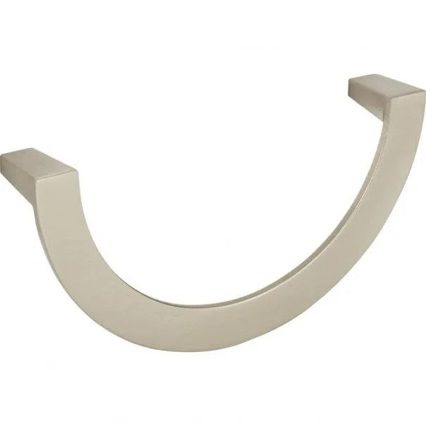 Roundabout 3" Center to Center Drop handle, 5 1/16", Brushed Nickel