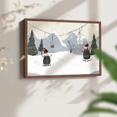 Art de Noël - CDXCIX - Reproduction encadrée - Restickable