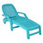 Mistry Outdoor Patio Adjustable Sun Lounger with Wheels-135464316