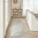 DKNY Pure Angles Ivory Blue Modern Indoor Rug