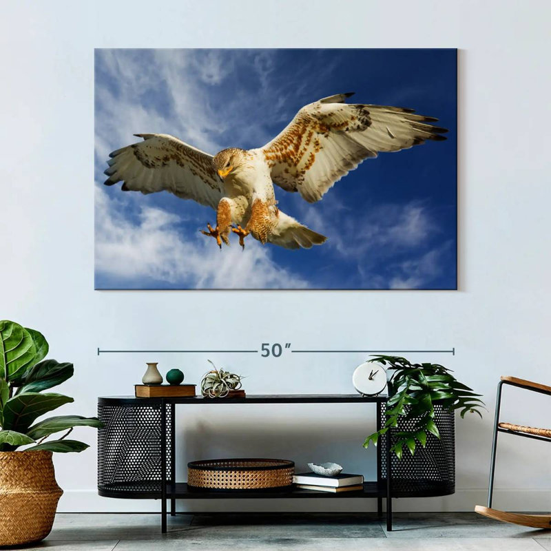 Brampt Hawk Attack, 34" H x 51" W