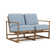 Outdoor Summit Rocker Bench with Cushions