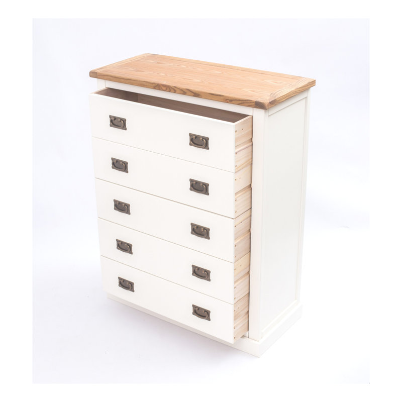 Abington 90cm W 5 - Drawer Chest of Drawers