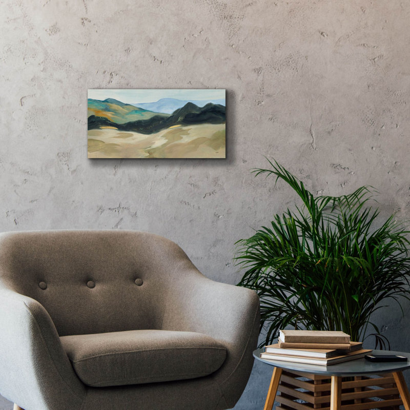 Toile épique «Layers Of Range» par Julia Purinton, 24 po x 12 po, H 12 po x l 24 po x P 0,75 po