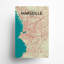 «Marseille City Map», impression-337405620-337405631