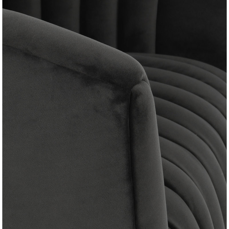 Marion Swivel Accent Chair, Gray