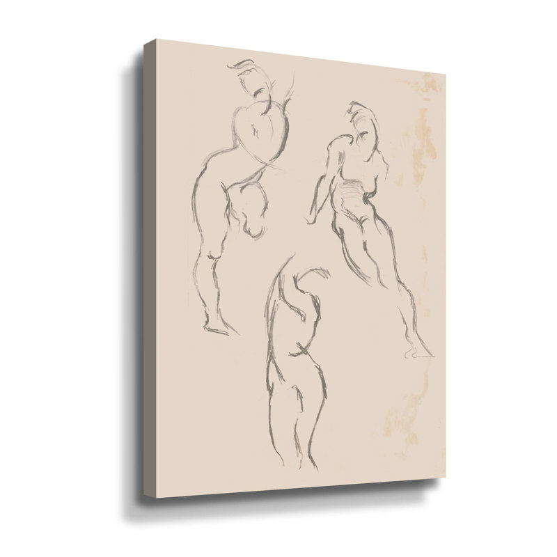 Illustration de figure VI - reproduction d'art sur toile, Toile tendue, H 48 po x l 36 po x P 2 po