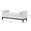 Banc rembourré Mayol Vanilla