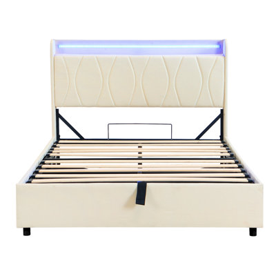 Upholstered Ottoman Storage Bed