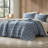 Keystone Blue Jacquard 3-Piece Full/Queen Coverlet Set-116033673-116033675