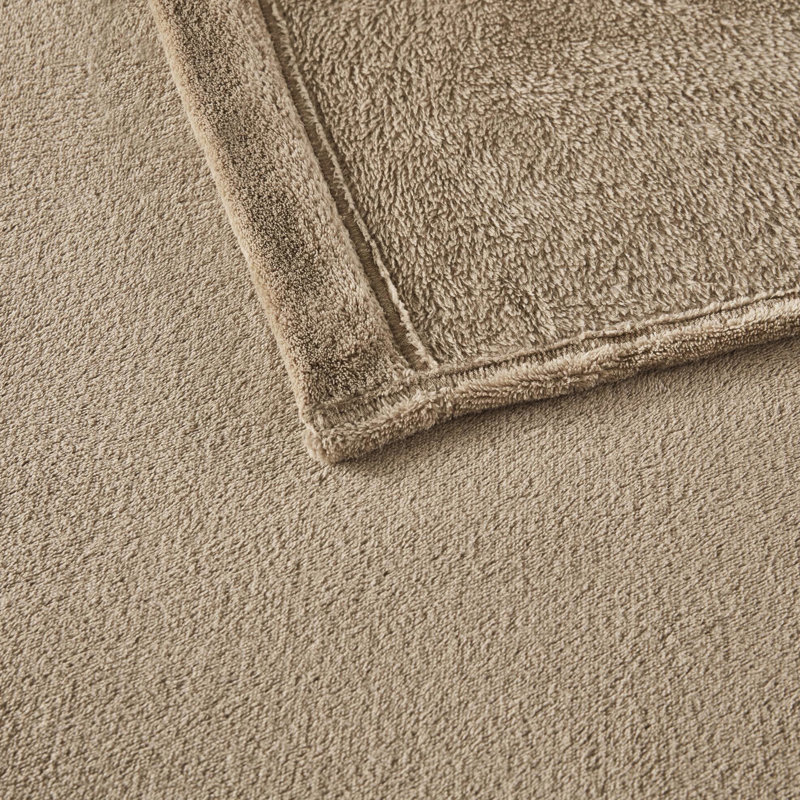 4 Pcs Full Size Sheet , Taupe, 100% , Soft Velvet Feel, Double Brushing, Bed Linens Taupe , Brushed On Both Sides, Elasticized Fitted Sheet, Machine Washable Luxury