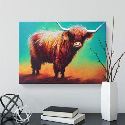 Highland Cow Vol.1 - Wrapped Canvas Print