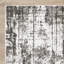 Tapis abstrait en polypropylène gris Siante-1660189737