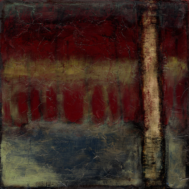 Moonlit Forest III by Jennifer Goldberger - Wrapped Canvas Painting, 30cm H x 30cm W
