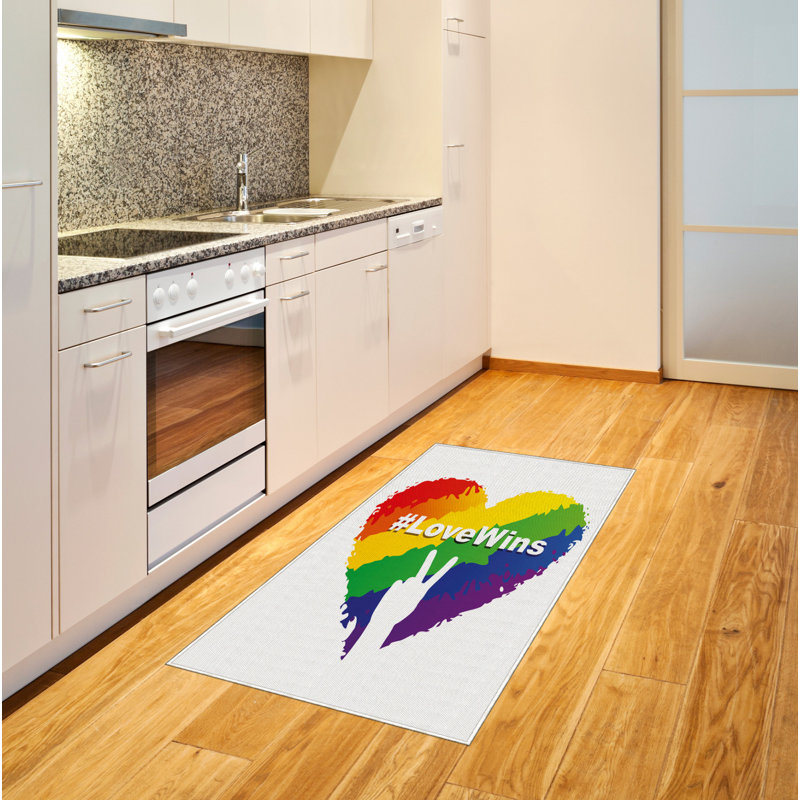 Tapis décoratif Pride, Rectangle 2 pi 7 po x 5 pi