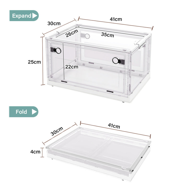Rebrilliant Plastic Storage Tub & Tote, White
