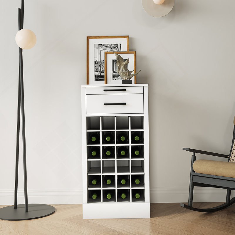 Buffet brun modulaire 24 pièces, Blanc
