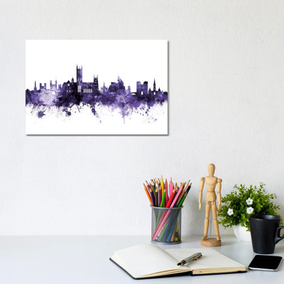 Canterbury, England Skyline by Michael Tompsett - Wrapped Canvas Gallery-Wrapped Canvas Giclée