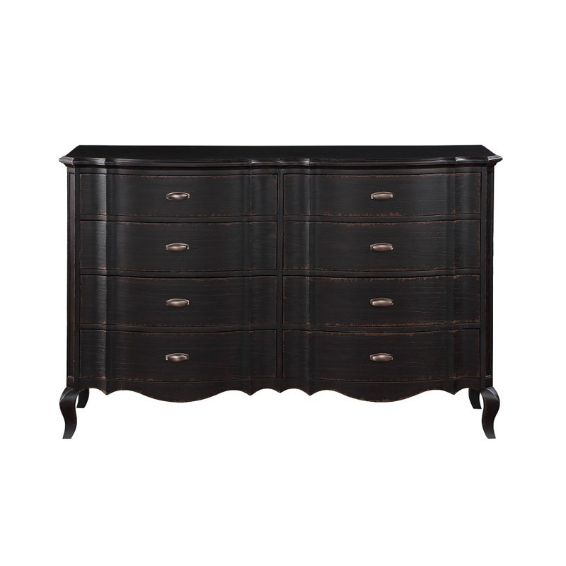 Commode Gilbahar, Noir antique