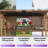 10' x 8' / 6' x 8' Solid Cedar Outdoor Gazebo Bar Pavilion with Built-In TV Mount-124555208