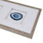 Décoration murale agglomérée en verre naturel bleu l 34 po x H 13 po-401699580