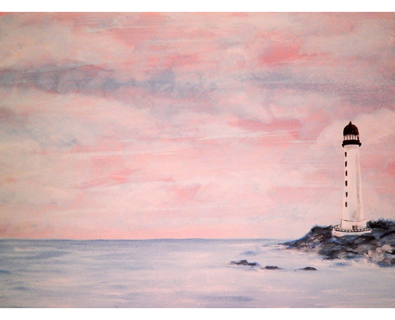 «Cotton Candy», reproduction, H 16 po x l 20 po x P 1 po, Toile tendue, Pas de tapis