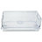 Azar Displays Stackable Wide Pantry Storage Bin Clear Organizer, 4-pack