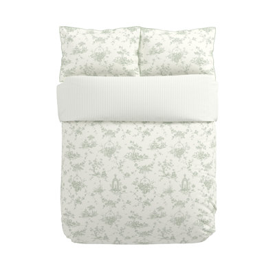 Garden Of Love Cotton Floral Bedding with Pillowcases