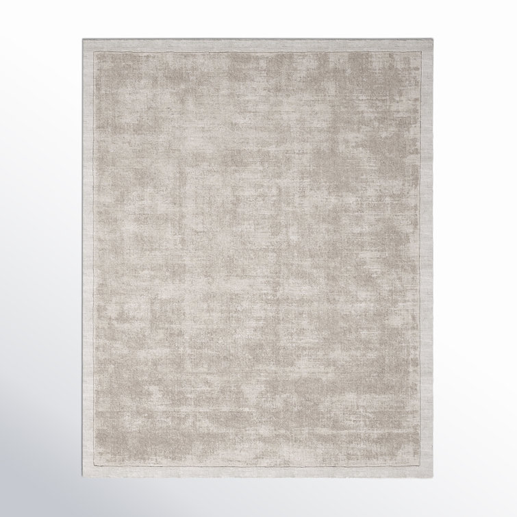 Mckinley Handmade Viscose Gray Rug