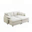Canapé 2 places avec repose-pieds Corduroy-31543842