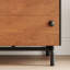 Buffet Mid-Century en bois avec 6 tiroirs