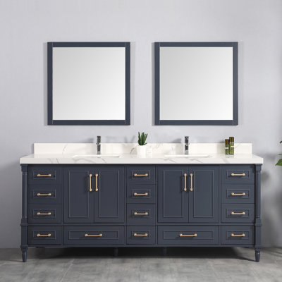 Ensemble de meuble-lavabo double 84 po Muirhead