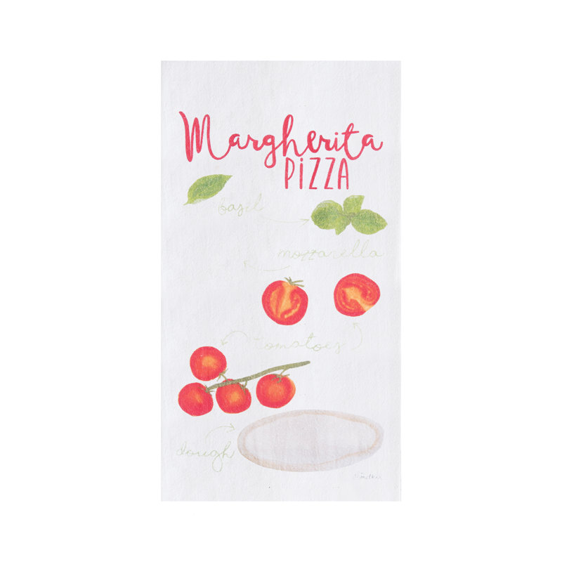 Ensemble de 3 serviettes de cuisine pizza caprese et sangria