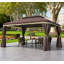 Gazebo Patio Gazebo, Aluminum Frame Double Roof Outdoor Gazebo Canopy Shelter