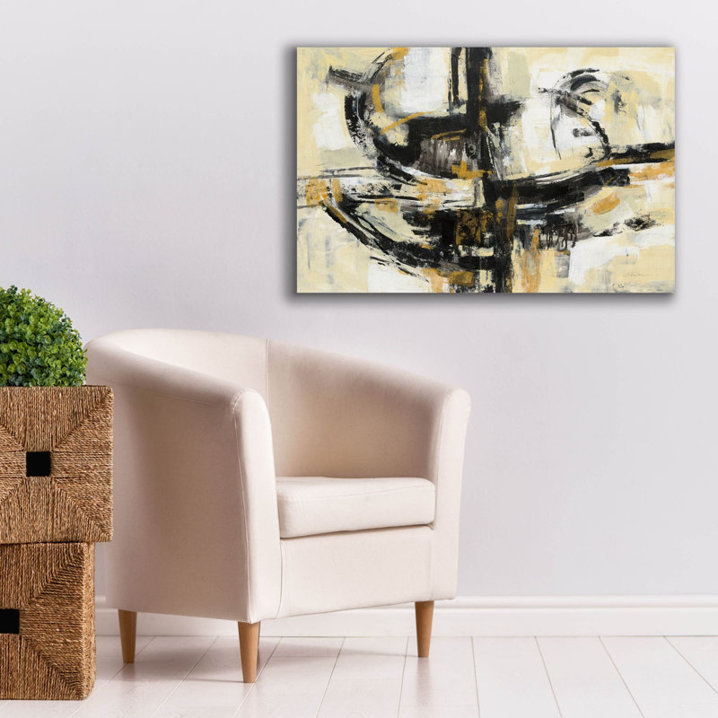 «Concept» par Silvia Vassileva, art mural sur toile, H 26 po x l 40 po x P 1,5 po